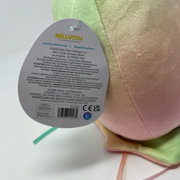 SQUISHMALLOW: ‘Greeley’ the Jellyfish Plush/Stuffed Animal. NEW with Tags - Picture 13 of 13